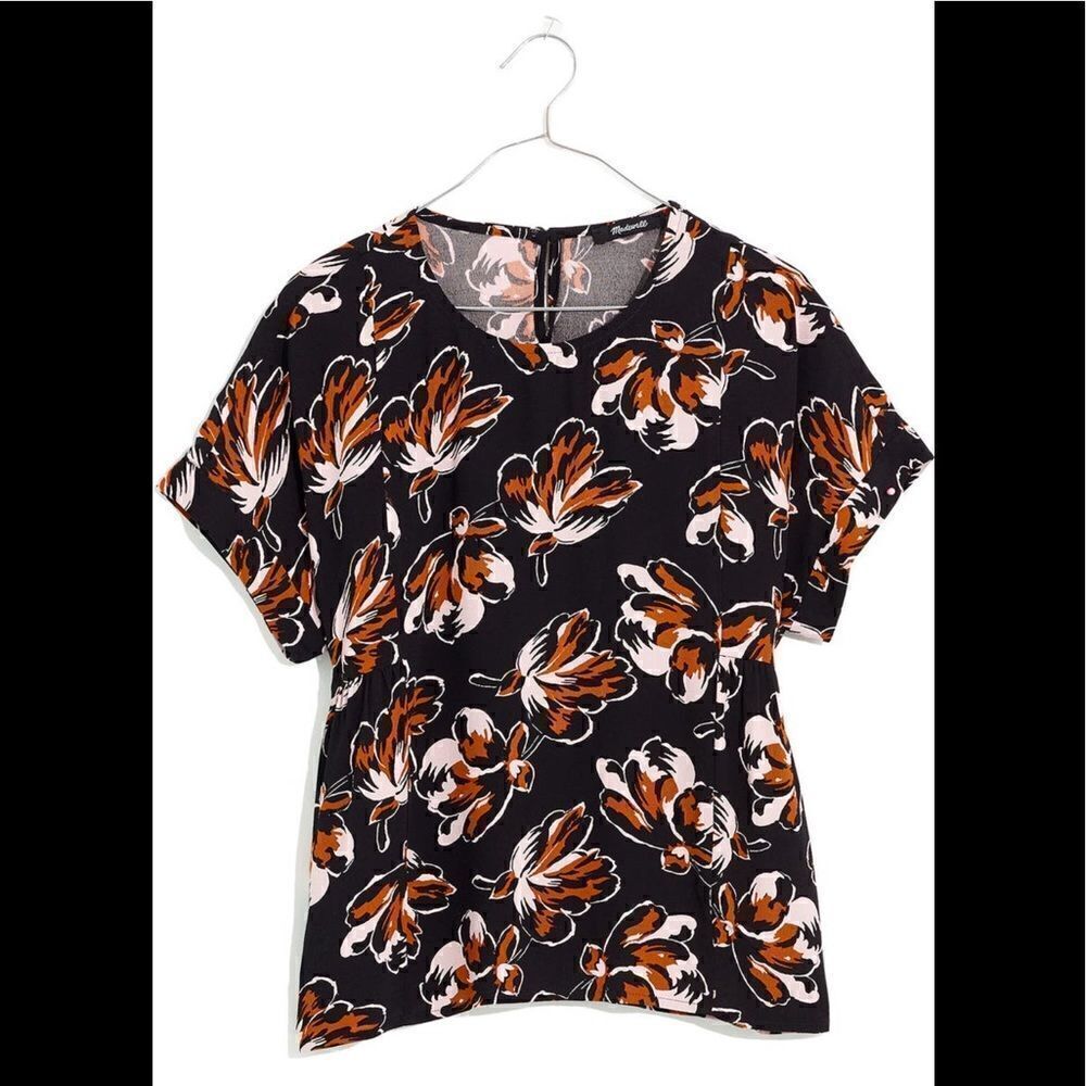Madewell Women’s oversized sleeveless floral print viscose top size S, NWT - Picture 8 of 11